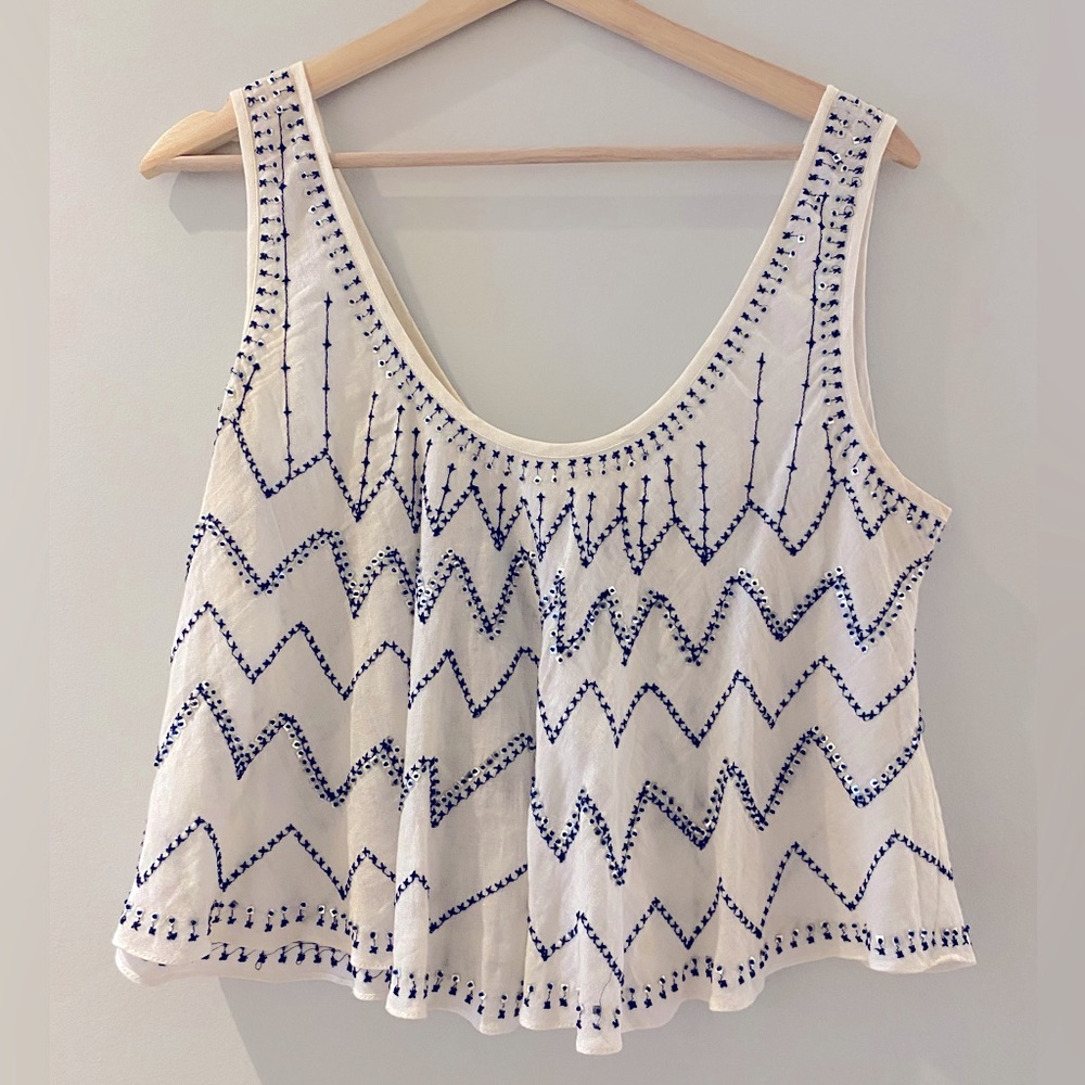 Sequin crop tank by Love Sam Sz S